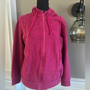 Figs Essential Hoodie Women’s M pink Full Zip Sweatshirt Casual WXXOW1004
